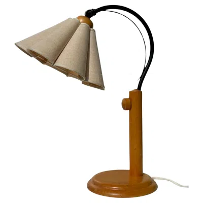 Pre-owned Lamp Gustaf Scandinavian Modern Table Lamp By , Pine & Linen, 1980s In Brown
