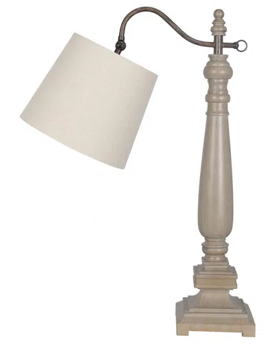 Lamps Per Se Set Of Two 28in Wooden Tone Table Lamps In Brown