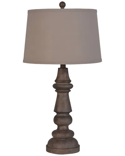 Lamps Per Se Set Of Two 29in Juliet Polyresin Table Lamps With Linen Shade In Brown