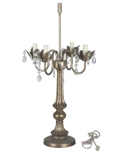 Lamps Per Se Set Of Two Polyresin Table Lamps In Gold