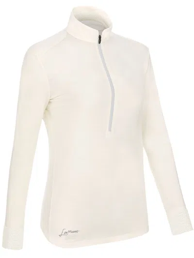 LAMUNT LAMUNT ALEXANDRA WHITE LONG SLEEVE TOP