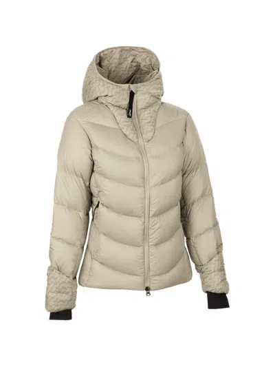 Lamunt Bianca Quilted Hooded Jacket In Neutral