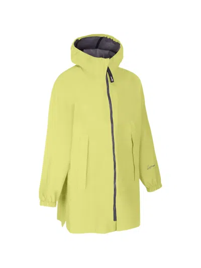 Lamunt Green Emma 2.5l Loose-fitting Hooded Jacket In Yellow