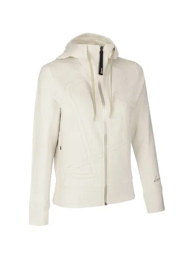 Lamunt Erika Hooded Zip-up Jacket In Neutral