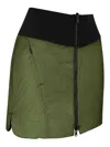 Lamunt Irmi Quilted Zip-front Skirt In Negro