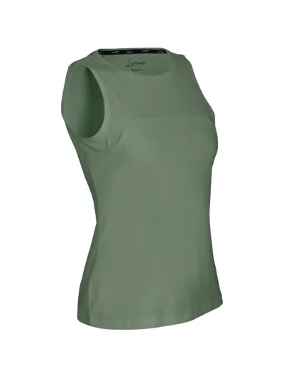 Lamunt Lara Iconic Tech Tank Top In Green