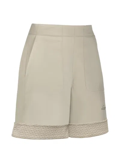 Lamunt Logo-detail Shorts In Neutral