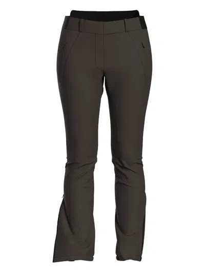 Lamunt Michelle Zip-detail Trousers In Black