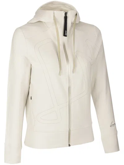 Lamunt Moonstone Erika Full Zip Fitted Jacket In Neutral