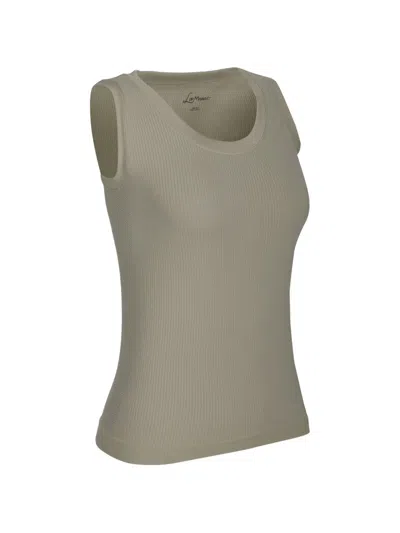 Lamunt Nadia Seamless Top In Green