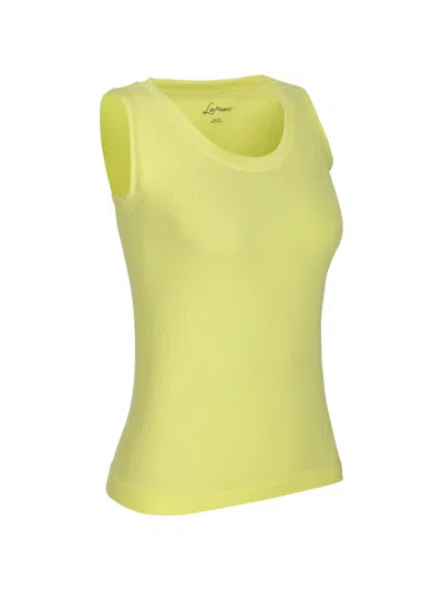 Lamunt Nadia Seamless Top In Yellow