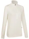 Lamunt Black Nora Long Sleeve High-collar Top In Neutral
