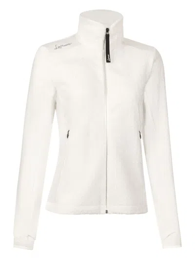 Lamunt Paola Fleece Jacket In White