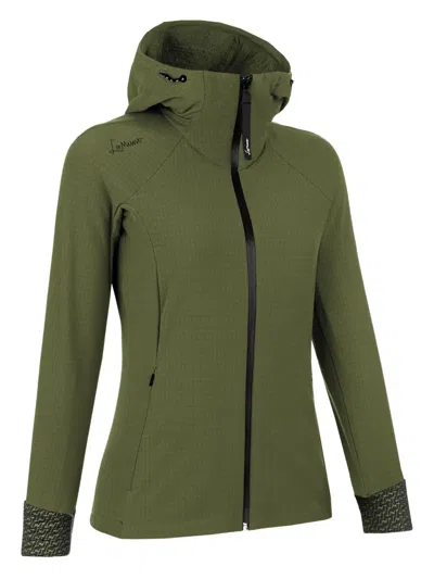 LAMUNT PAOLA HOODED FLEECE JACKET
