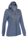 Lamunt Quilted Hooded Jacket In Blue