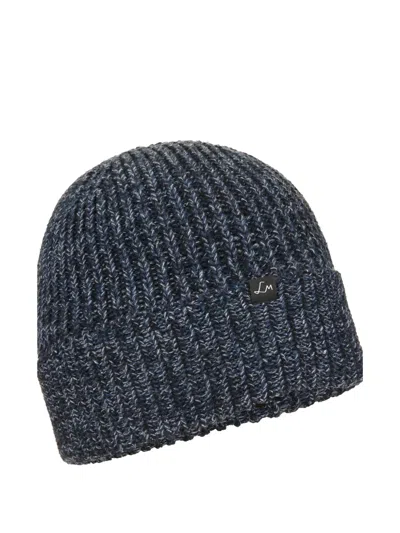 Lamunt Ribbed Beanie In Blue