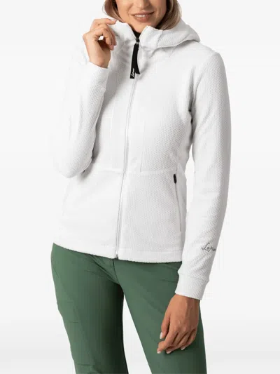 Lamunt Silvia Zip-up Hoodie In White