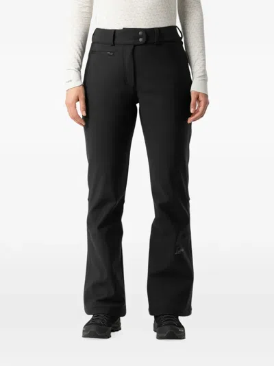Lamunt Stefanie Logo-embroidered Trousers In Black