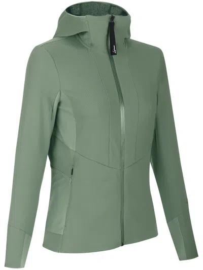 Lamunt Violet Full Zip In Green