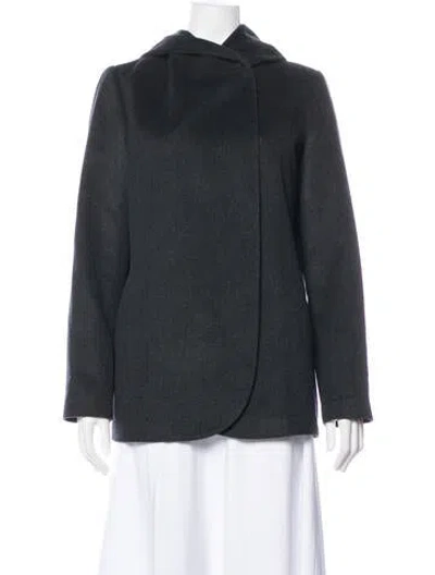Pre-owned Lan Jaenicke Cashmere Jacket In Gray
