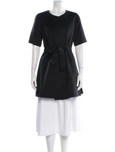 Pre-owned Lan Jaenicke X Jessie Black Cashmere Coat