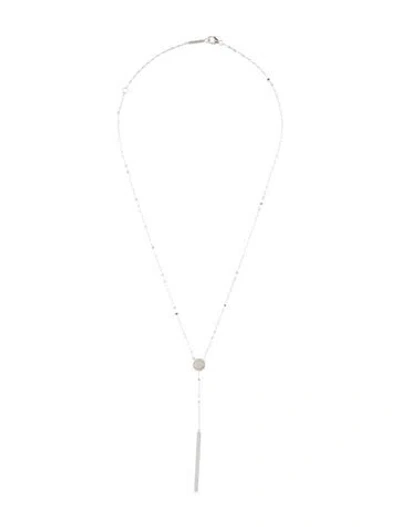 Pre-owned Lana 14k Chime Lavaliere Necklace, 19" In Multicolor