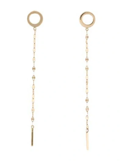 Pre-owned Lana 14k Circle Duster Drop Earrings In Multi