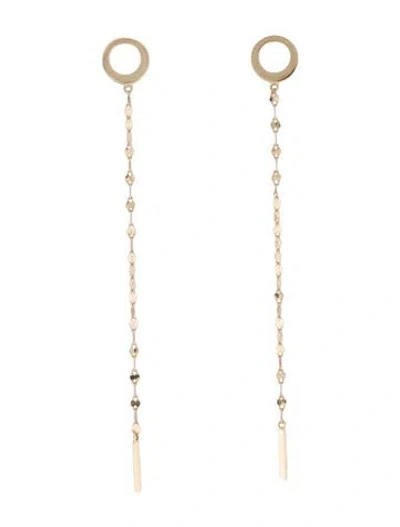 Pre-owned Lana 14k Circle Duster Drop Earrings In Multi