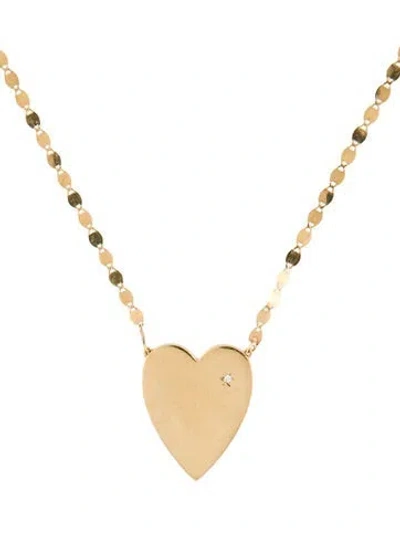 Pre-owned Lana 14k Diamond Heart Pendant Necklace, 16" In Multi