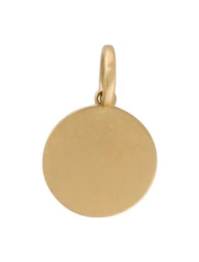 Pre-owned Lana 14k Disc Charm In Multi