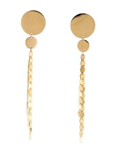 Pre-owned Lana 14k Drop Earrings In Multicolor