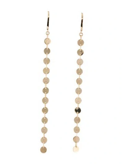 Pre-owned Lana 14k Elite Disc Chain Drop Earrings In Multicolor