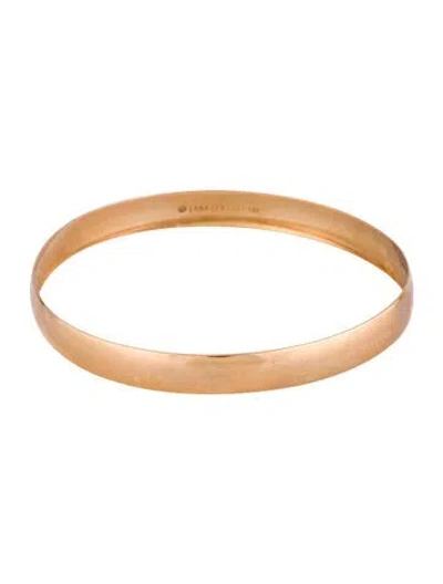 Pre-owned Lana 14k Flat Bangle, 8" In Multicolor