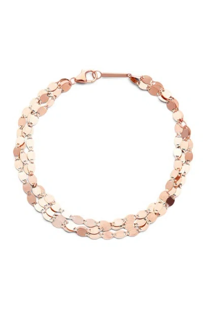 Lana 14k Gold 3-strand Bracelet In Pink