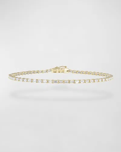 Lana 14k Gold Baguette Diamond Tennis Bracelet, 1.2tcw In Yellow