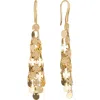 Lana 14k Gold Chain Mail Drop Earrings In Yellow