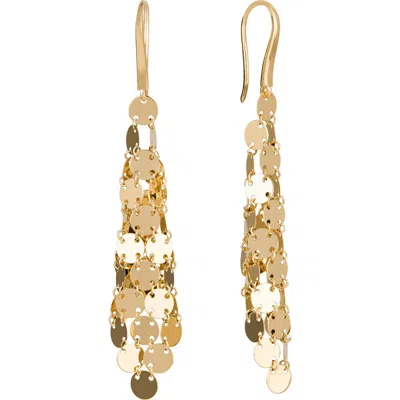 Lana 14k Gold Chain Mail Drop Earrings In Yellow