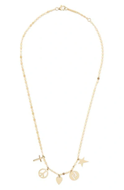 Lana 14k Gold Charm Necklace