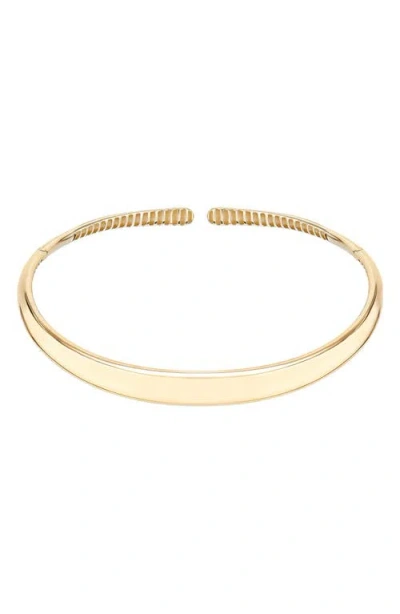 Lana 14k Gold Curved Bubble Choker Necklace