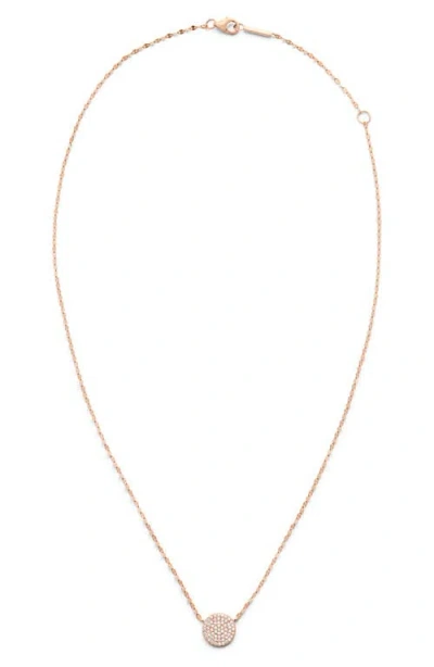Lana 14k Gold Diamond Circle Pendant Necklace