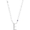 Lana 14k Gold Diamond Initial Pendant Necklace In White