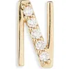Lana 14k Gold Diamond Initial Single Stud Earring