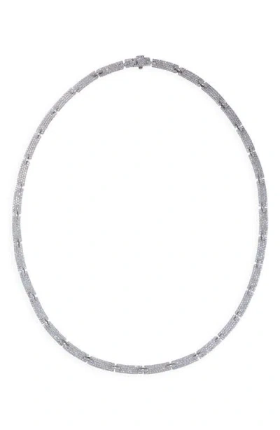 Lana 14k Gold Diamond Tag Necklace In Pink