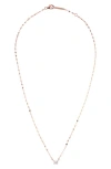 Lana 14k Gold Emerald Cut Diamond Pendant Necklace In Metallic