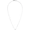 Lana 14k Gold Emerald Cut Diamond Pendant Necklace In White Gold