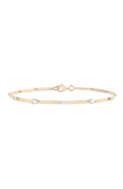 Lana 14k Gold Fancies Diamond Station Bracelet