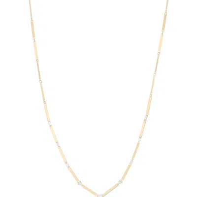 Lana 14k Gold Fancies Diamond Station Necklace