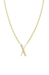 Lana 14k Gold Initial Pendant Necklace