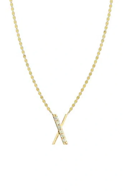 Lana 14k Gold Initial Pendant Necklace In Gold