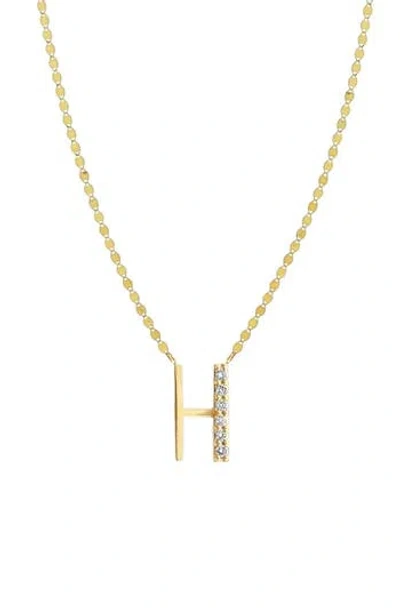 Lana 14k Gold Initial Pendant Necklace